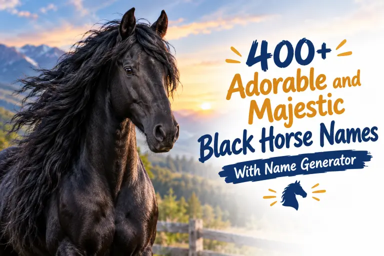 Black Horse Names With Name Generator