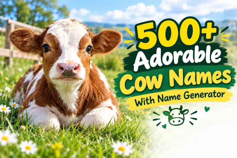 Cow Names With Name Generator