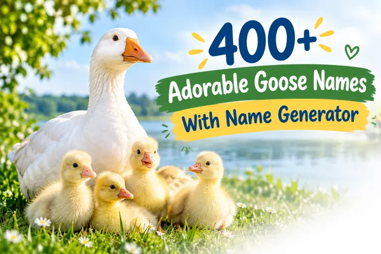 Adorable Goose Names With Name Generator