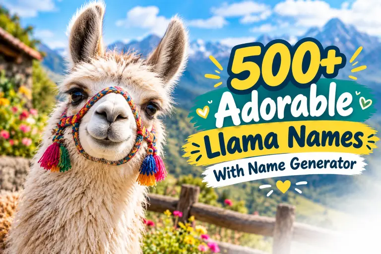Llama Names With Name Generator