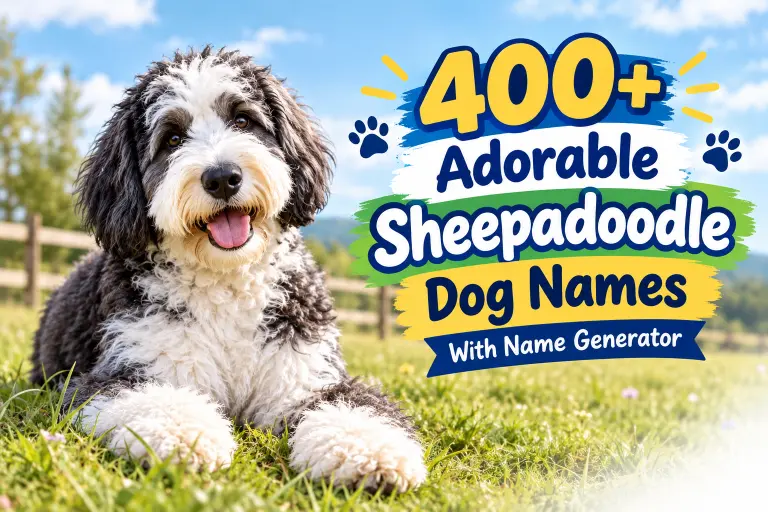Sheepadoodle Dog Names With Name Generator