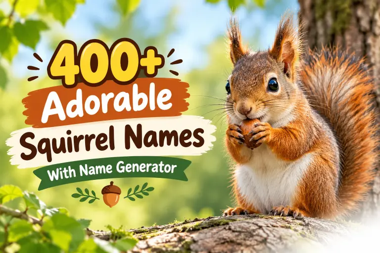 Squirrel Names With Name Generator