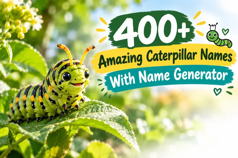Amazing Caterpillar Names With Name Generator