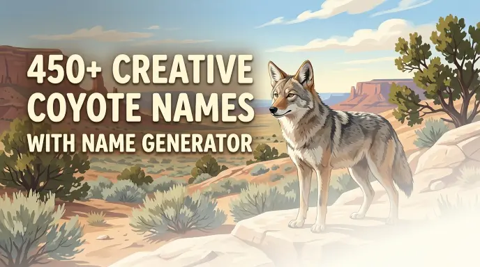 Coyote Names With Name Generator