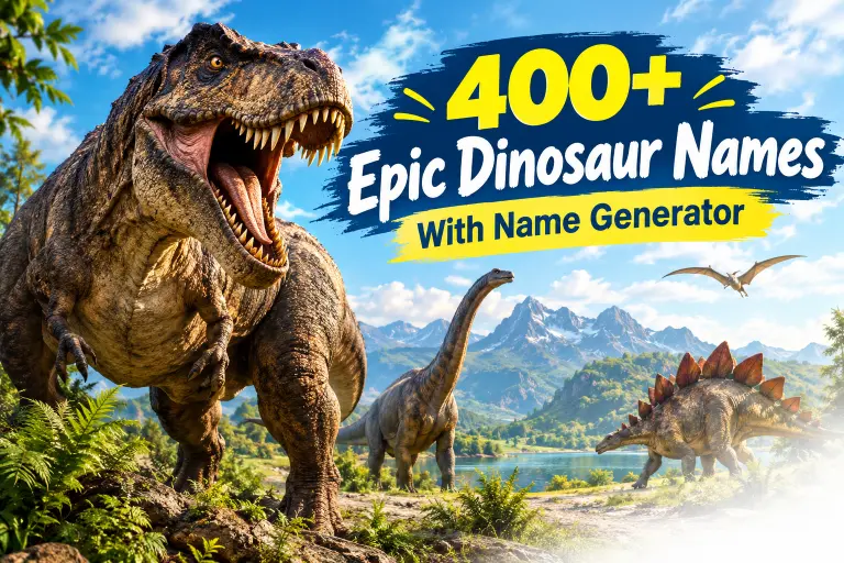 Dinosaur Names With Name Generator