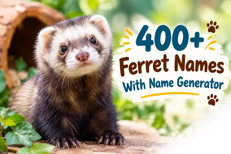 Ferret Names With Name Generator