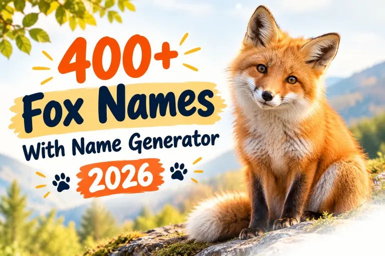 Fox Names With Name Generator