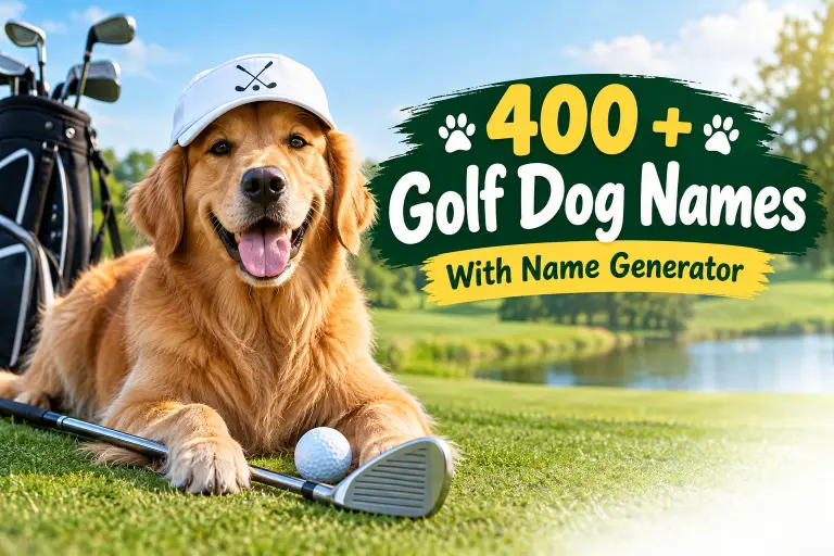 Golf Dog Names With Name Generator