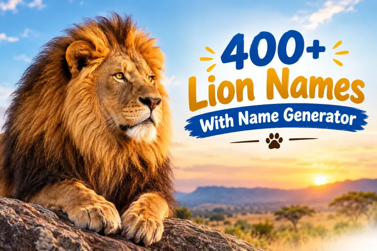 Lion Names With Name Generator