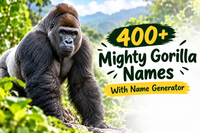Mighty Gorilla Names With Name Generator
