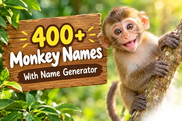 Monkey Names With Name Generator