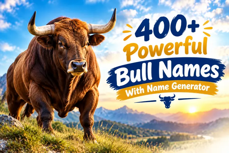 Powerful Bull Names With Name Generator
