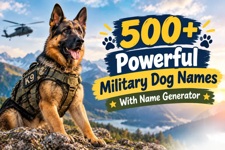 Military Dog Names With Name Generator