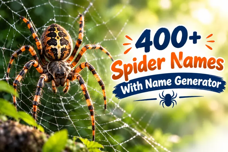 Spider Names With Name Generator