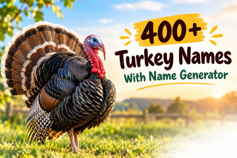 Turkey Names With Name Generator