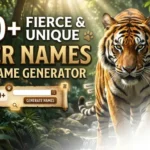 Unique Tiger Names With Name Generator
