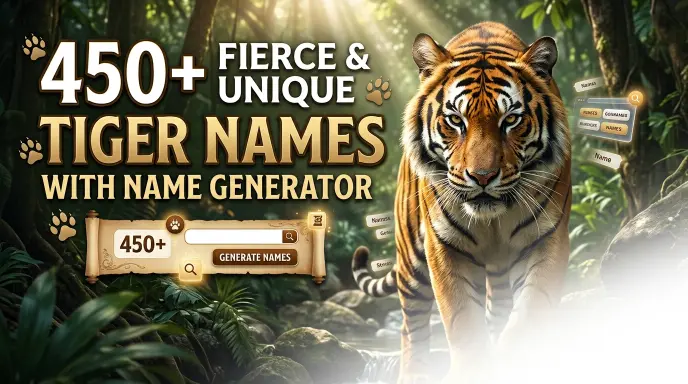 Unique Tiger Names With Name Generator