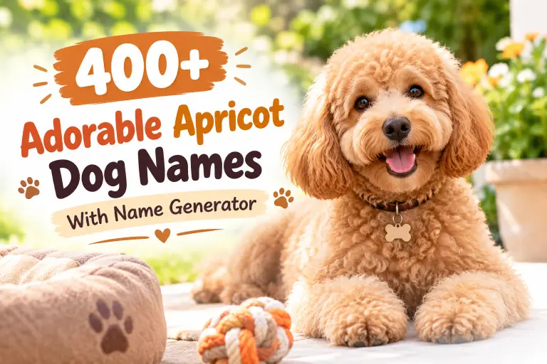 Adorable Apricot Dog Names With Name Generator