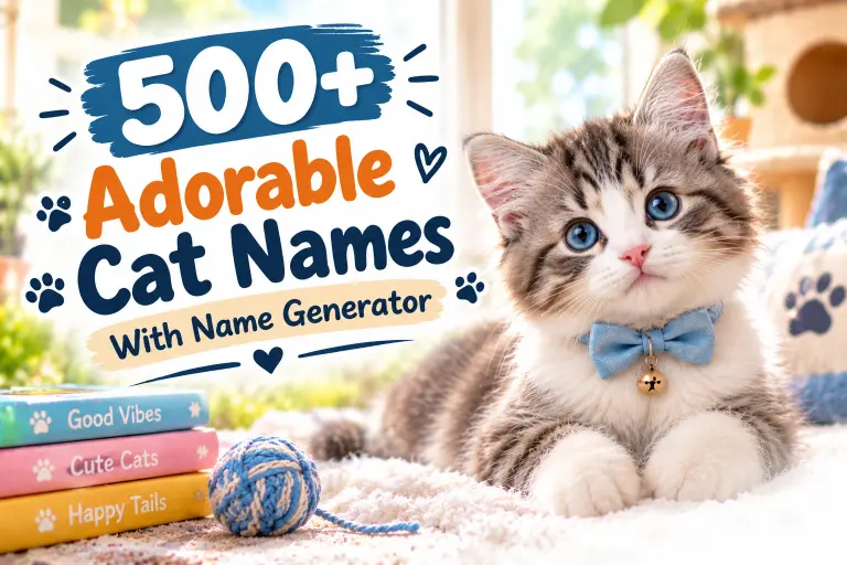 Adorable Cat Names With Name Generator