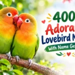 Adorable Lovebird Names With Name Generator
