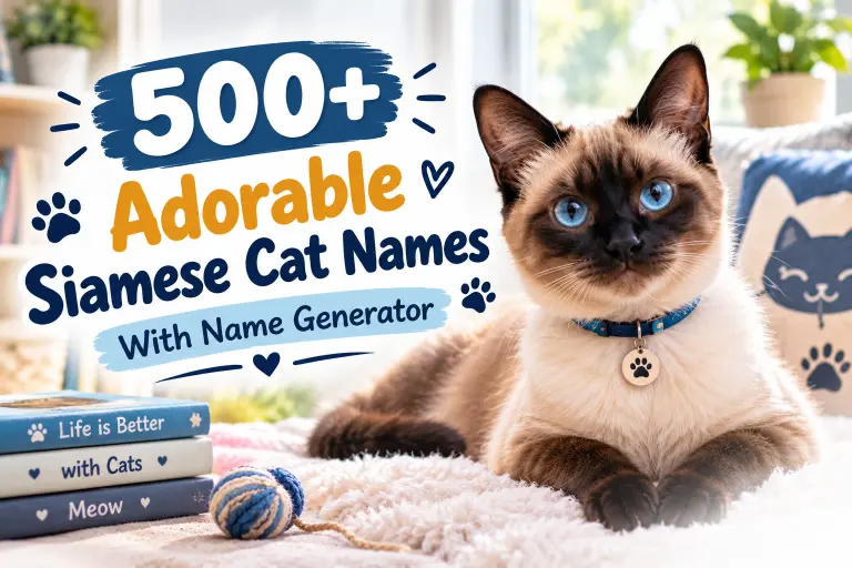 Adorable Siamese Cat Names With Name Generator