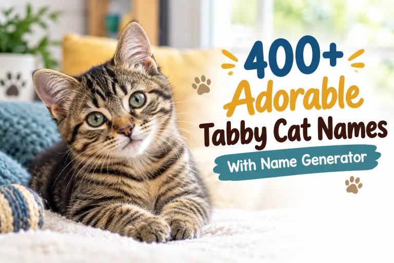 Adorable Tabby Cat Names With Name Generator
