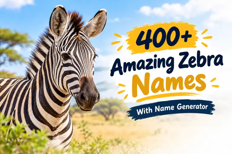 Amazing Zebra Names With Name Generator
