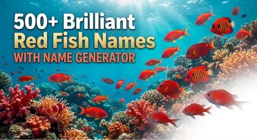 Brilliant Red Fish Names With Name Generator