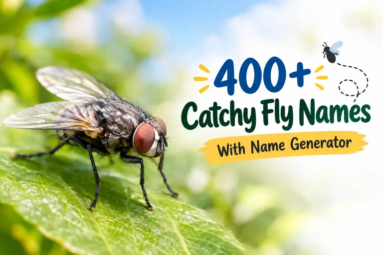 Catchy Fly Names With Name Generator