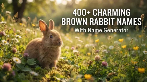 Charming Brown Rabbit Names With Name Generator