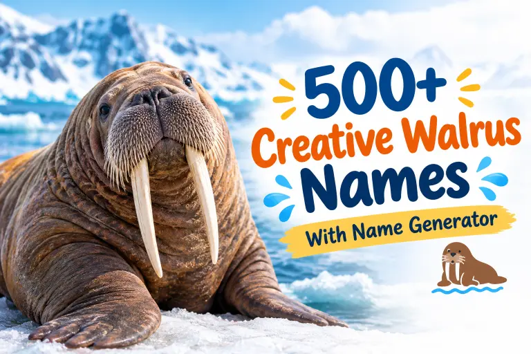 Creative Walrus Names With Name Generator