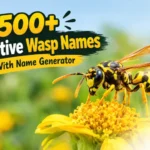 Creative Wasp Names With Name Generator