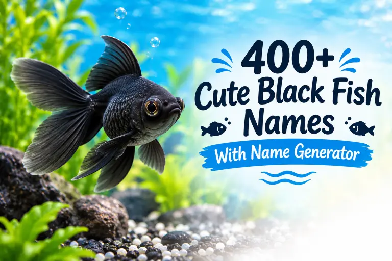 Cute Black Fish Names With Name Generator