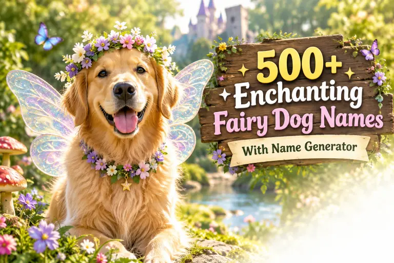 Enchanting Fairy Dog Names With Name Generator
