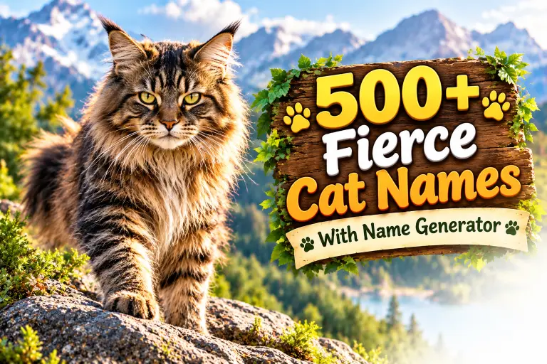Fierce Cat Names With Name Generator