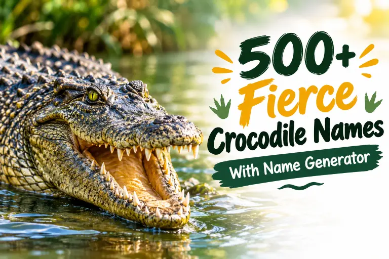 Fierce Crocodile Names With Name Generator