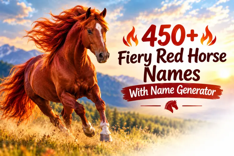 Fiery Red Horse Names With Name Generator