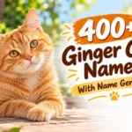 Ginger Cat Names With Name Generator