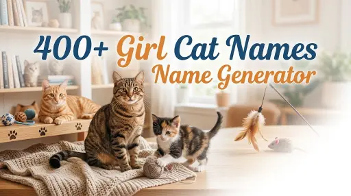 Girl Cat Names With Name Generator