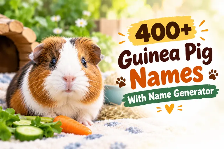 Guinea Pig Names With Name Generator