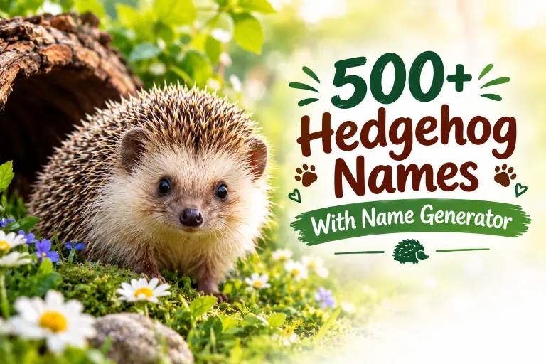 Hedgehog Names With Name Generator