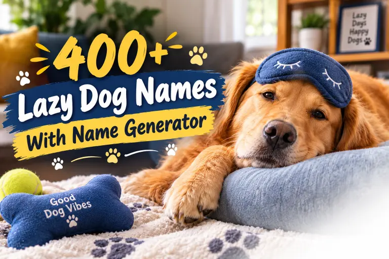 Lazy Dog Names With Name Generator