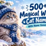 Magical Winter Cat Names With Name Generator