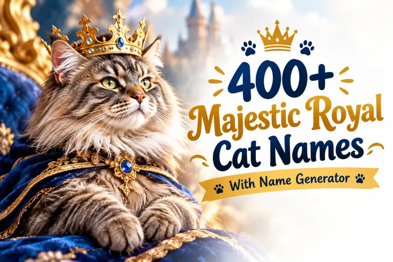 Majestic Royal Cat Names With Name Generator