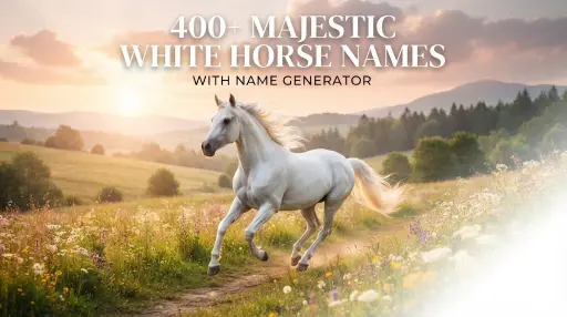 Majestic White Horse Names With Name Generator
