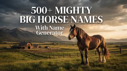 Mighty Big Horse Names With Name Generator