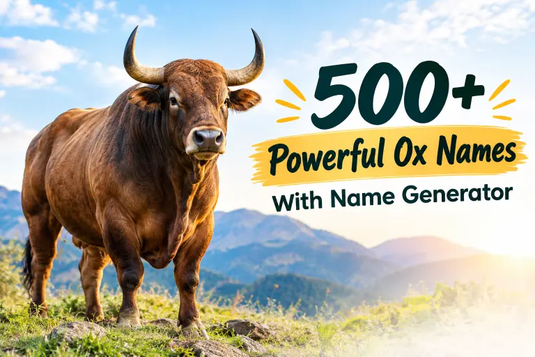 Powerful Ox Names With Name Generator