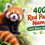 Red Panda Names With Name Generator