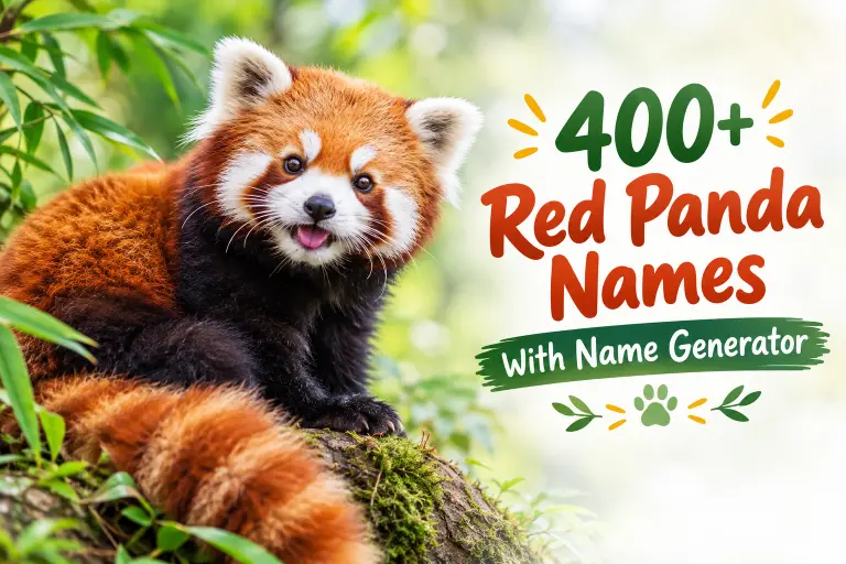 Red Panda Names With Name Generator
