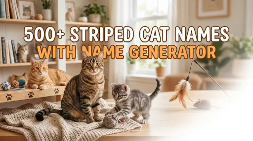 Striped Cat Names With Name Generator